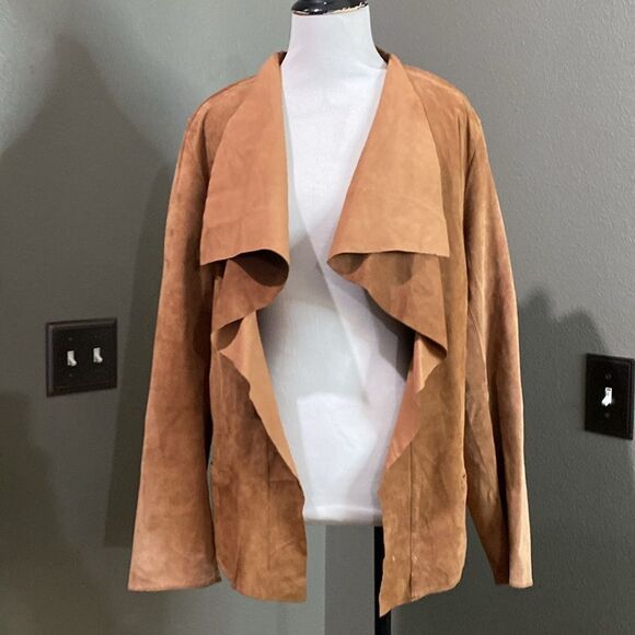 Bagatelle Suede Genuine Leatherwear Open Front jacket - Picture 1 of 10